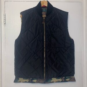 Robert Graham Black Quilted Vest Size XL